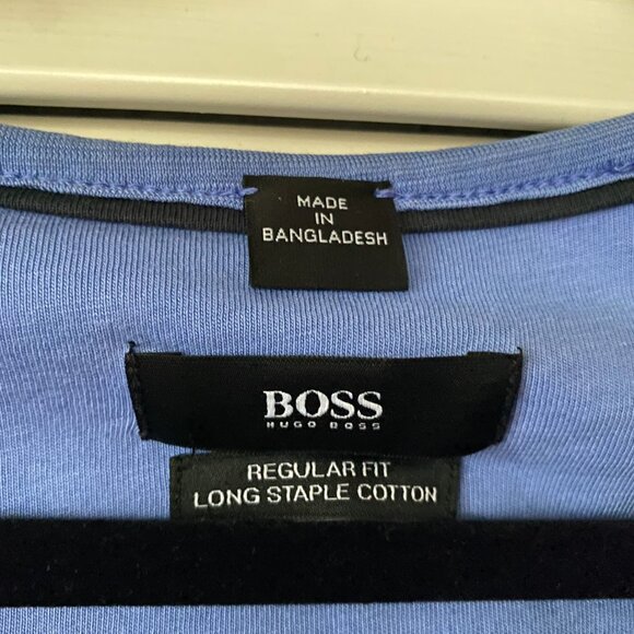 Boss Light Blue Casual T-Shirt, Size L - Picture 3 of 4